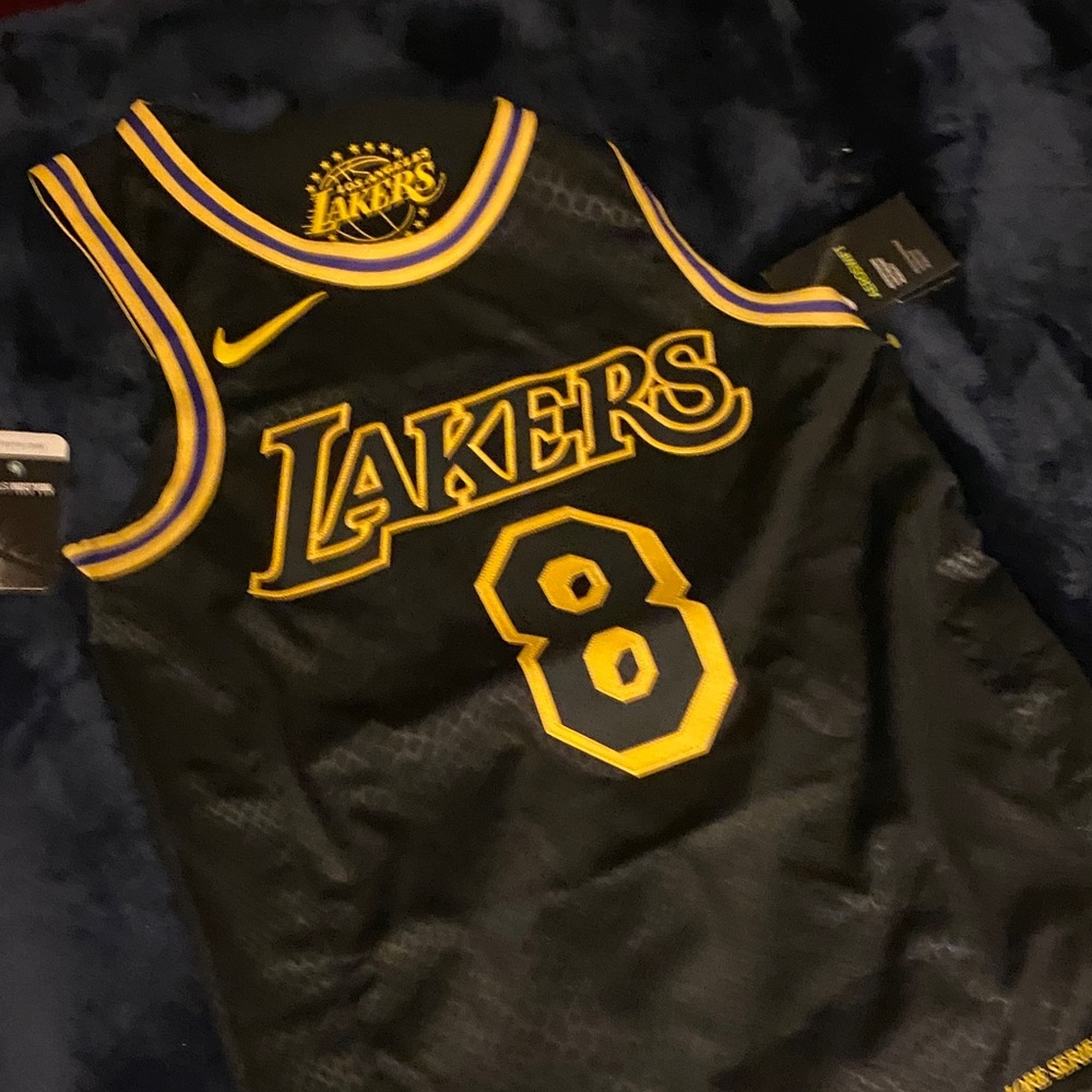 NBA Lakers Black and Gold Jersey
